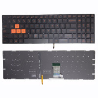 Asus GL502 GL702 S5VS S7VT FX502 FX60VM ZX60V G502VM orange backlit US keyboard