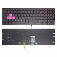 Asus GL502 GL702 S5VS S7VT FX502 FX60VM ZX60V G502VM pink backlit US keyboard