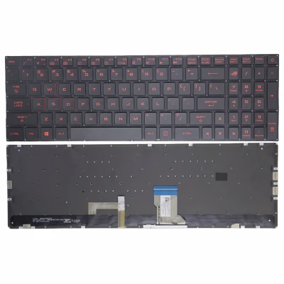 Asus GL502 GL702 S5VS S7VT FX502 FX60VM ZX60V G502VM red RGB backlit US keyboard