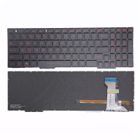 Asus GL553V ZX53 ZX73 FX53VD FX553 FX53 FX73 FZ53 GL753 red backlit US keyboard