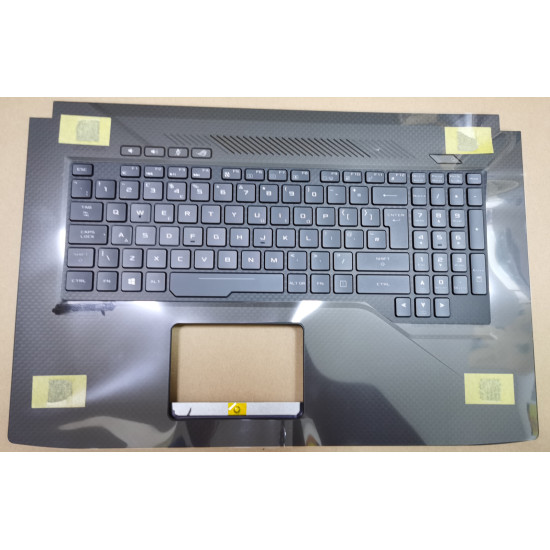 Asus GL703VM RGB backlit UK keyboard palmrest 90NB0GL1-R31UK0 - main product image