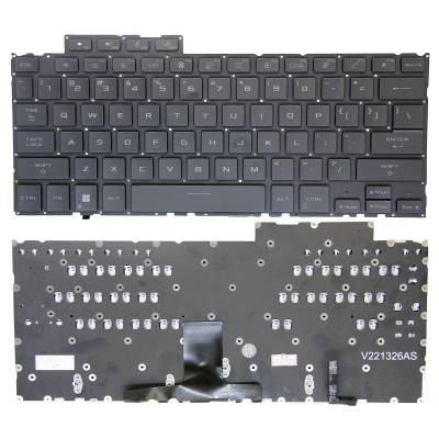 Asus GV302 2023, GV302XV, GV302XU, black backlit US keyboard