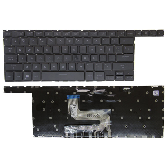 Asus GX650, GX650RM, GX650PY, GX650RW, GX650RX, GX650PZ, GX650P, RGB backlit US keyboard - main product image