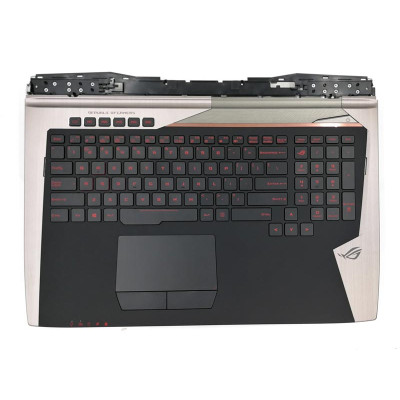 Asus GX700, GX700V, G701V, G701VO, G701VI, G701VIK, US backlit keyboard with palmrest