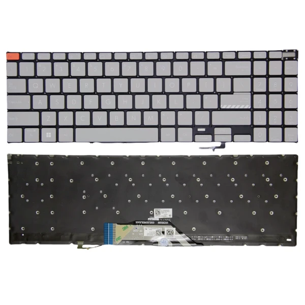 Asus K3502Z, 16X S5602, M5602, X5602, M3502, M3502Q, S3502, gray backlit US keyboard original - main product image