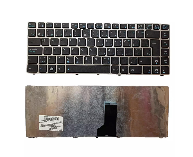 Asus K42 K42De K42DQ K42Dr K42DY K42F K42JA white Canadian French CF keyboard - additional view 