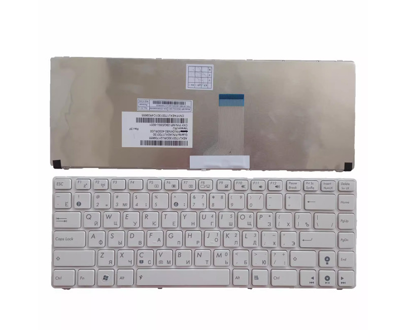 ASUS K42 K42De K42DQ K42Dr K42DY K42F K42JA white Russian RU keyboard
