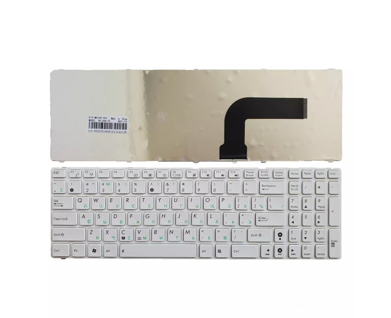 ASUS K52 N53 K72 K72F K72J G51 G60 G72 G73 X55 A52 A53 white Russian RU keyboard