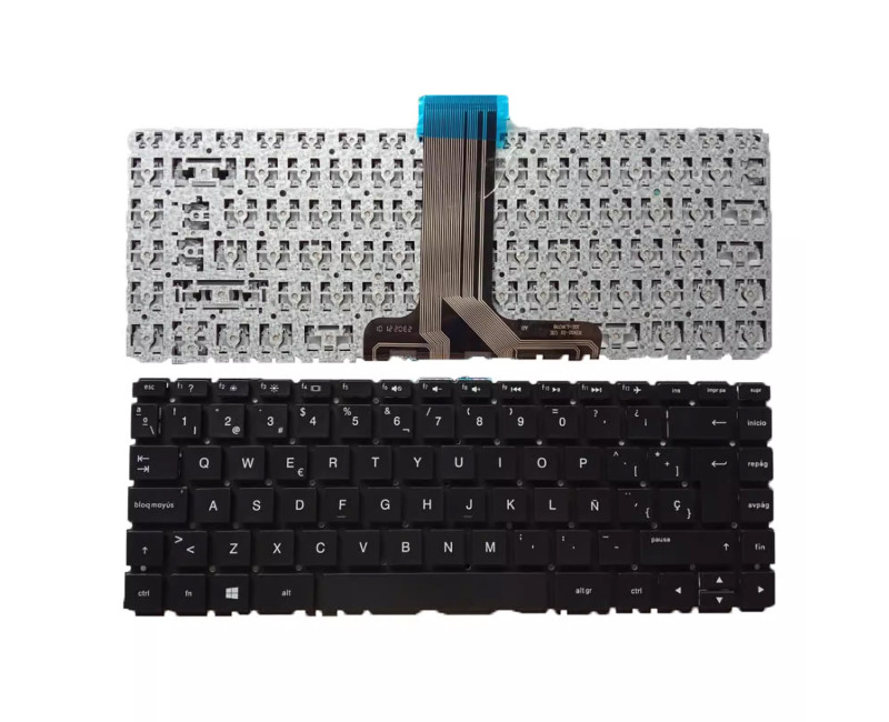 Asus K55 K55A K55VD K55VJ A55 A55V Spanish SP keyboard - additional view 