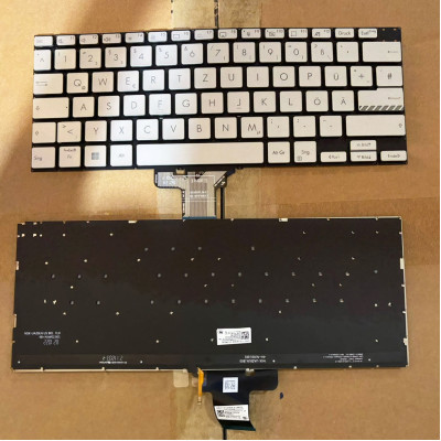 Asus K6400 silver backlit German DE keyboard