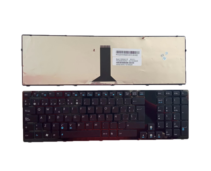 Asus K93 K93S K93SM K93SV K95 K95V K95VB K95VJ K95VM Spanish SP keyboard - additional view 