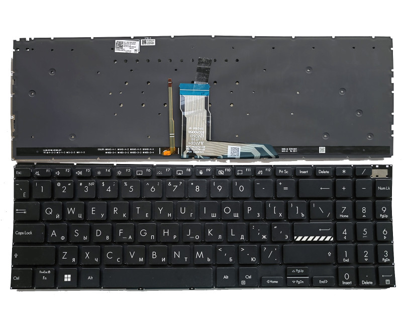 ASUS M3500 M6500 K6500 K3500 K3502 X3500 black backlit Russian RU keyboard