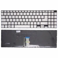 Asus M3500 M6500 K6500 K3500 K3502 X3500 silver backlit US keyboard