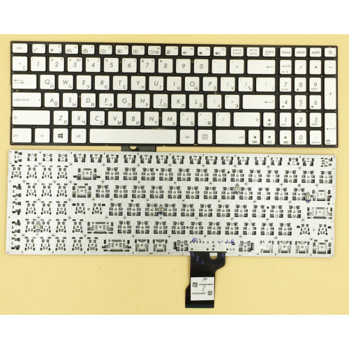 Asus N501 N501JW N501VW UX501 UX52 Q501 N541 silver Russian RU keyboard - main product image