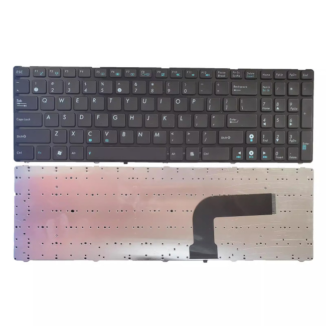 Asus N53 N73 G60 G72 X55 K72 X61 A53 A54 K50 K53 K70 N50 X52 X54 US keyboard - main product image