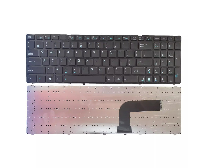 Asus N53 N73 G60 G72 X55 K72 X61 A53 A54 K50 K53 K70 N50 X52 X54 US keyboard - additional view 