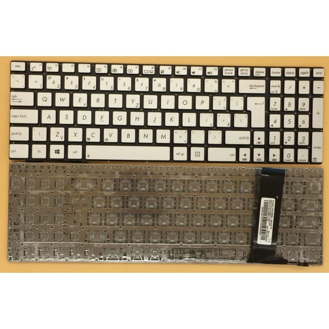 Asus N550 U500 Q550L N750 N550J N56V N76V silver Czech CZ keyboard - main product image