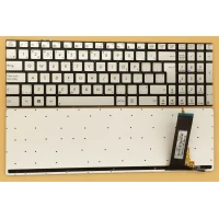 Asus N550 U500 Q550L N750 N550J N56V N76V silver backlit Canadian French CF keyboard