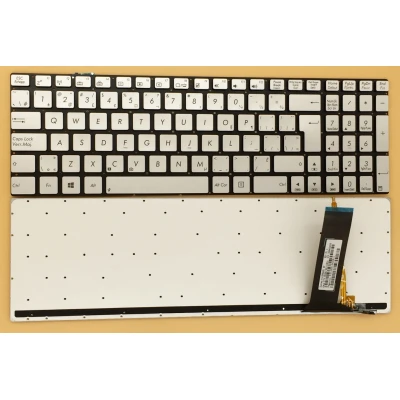 Asus N550 U500 Q550L N750 N550J N56V N76V silver backlit Canadian French CF keyboard