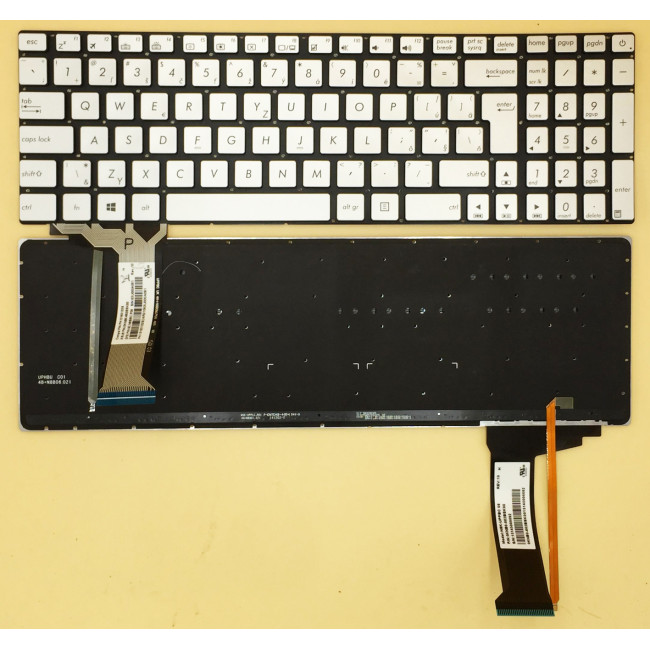 Asus N551 N552 N752 G551 GL551 N751 silver backlit Slovak SK keyboard - main product image