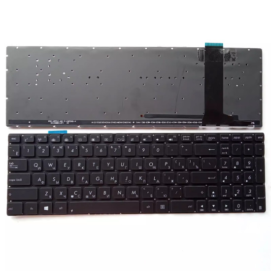 Asus N56 N550 N550JV N550J N550X n750j black backlit Russian RU keyboard - main product image