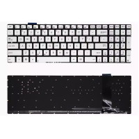 Asus N56, N55,0 N550JV, N550J, N550X, N750j, silver backlit US keyboard