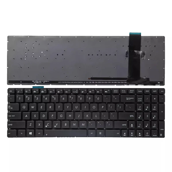 Asus N56 N56JN N56JR N56VB N56VJ N56VM N56VV N56VZ backlit US keyboard - main product image