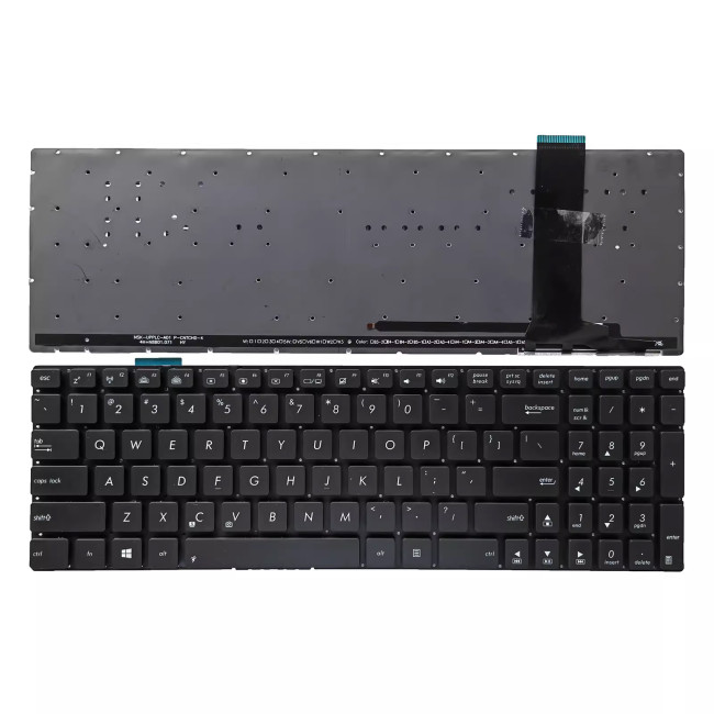 Asus N56 N56JN N56JR N56VB N56VJ N56VM N56VV N56VZ backlit US keyboard - main product image