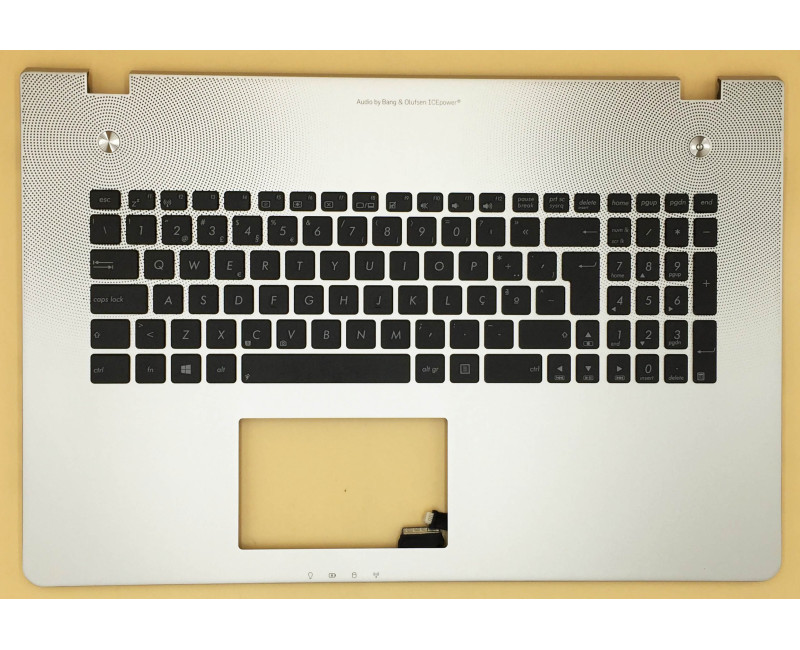 Asus N76 N76VM keyboard with palmrest backlit PO SK CZ SV SP BE BG layout - additional view 