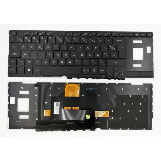 Asus ROG GX501 GX531 GM531 backlit Belgian BE keyboard original 0KNB0-6617BE00 - main product image