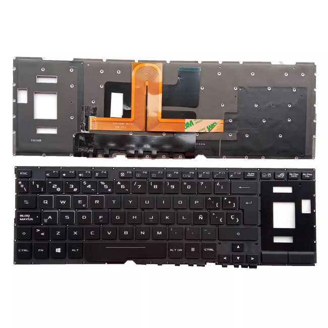 Asus ROG GX501 GX531 GM531 backlit Spanish SP keyboard - main product image