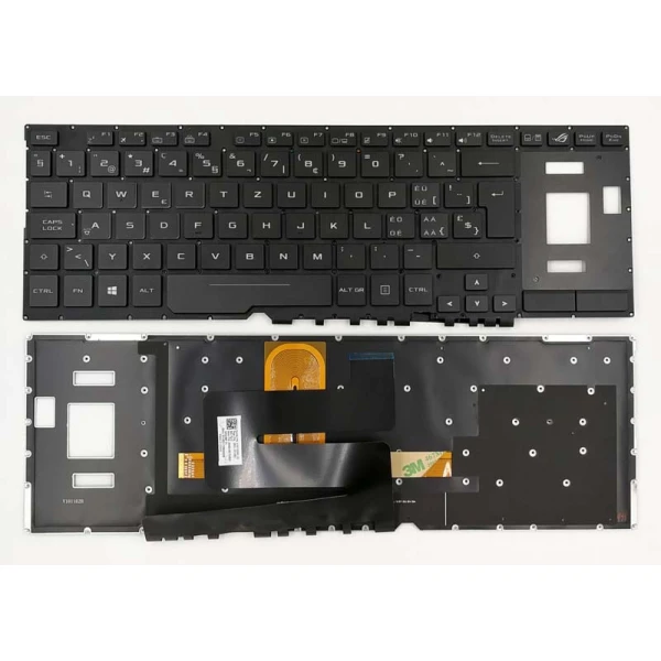 Asus ROG GX501 GX531 GM531 backlit Swiss SW keyboard 0KNB0-6617SF00 - main product image