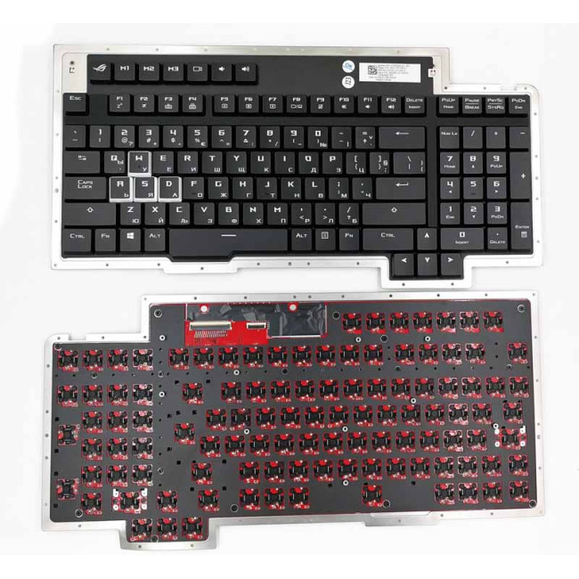 Asus ROG GX800, GX800V, GX800VH, Mechanical backlit Bulgarian BG keyboard 0KNB0-L611BG00 - main product image