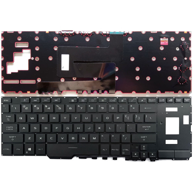 Asus ROG Zephyrus GX735 GX735G GX735L Per-key RGB backlit US keyboard - main product image