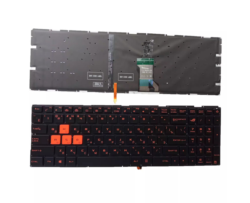 ASUS Rog GL502VM GL502VS GL502VT GL702VS GL702VM red backlit Russian RU keyboard