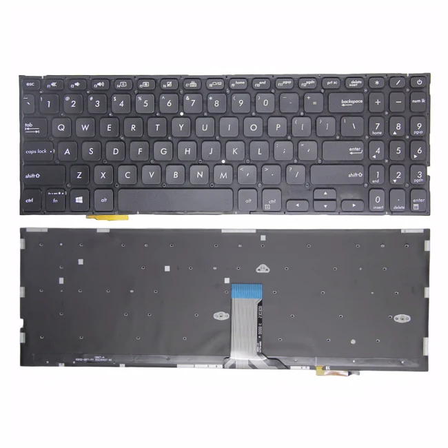 Asus S15 S5300U S5300UN X530 K530 S5300F black backlit US keyboard - main product image
