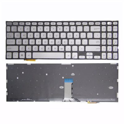ASUS S15 S5300U S5300UN X530 K530 S5300F silver backlit US keyboard