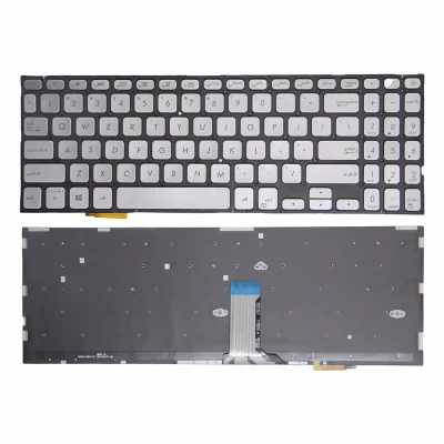 Asus S15 S5300U S5300UN X530 K530 S5300F silver backlit US keyboard