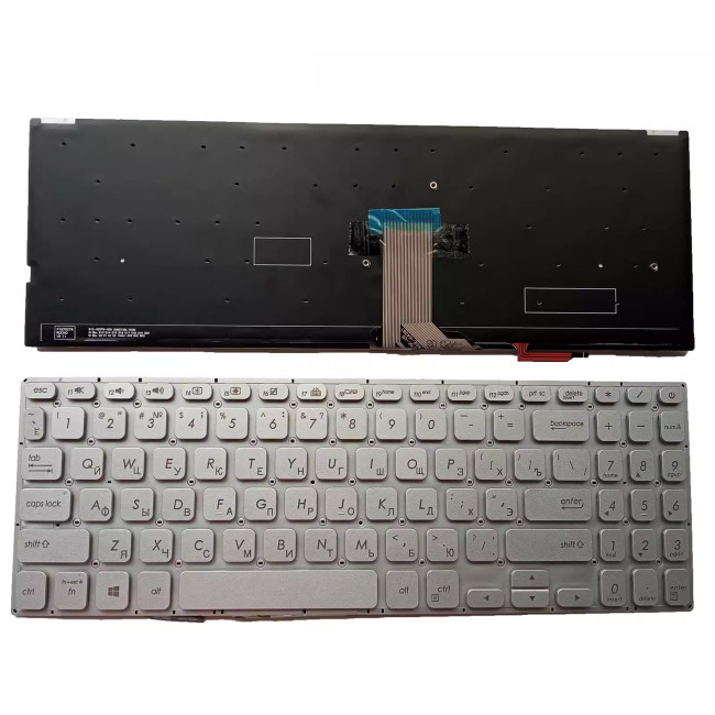 Asus S530 S530UN S530FA S5300 S5300FN backlit Russian RU keyboard - main product image