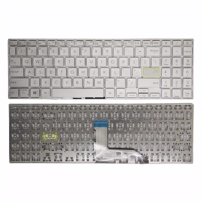 Asus VivoBook X513 M513 E510 V5050 V5100E M5100 K513 FL8800 silver US keyboard