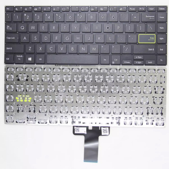 Asus TP420 TM420 TP470 S4600 V4050F E410M delete black US keyboard - main product image