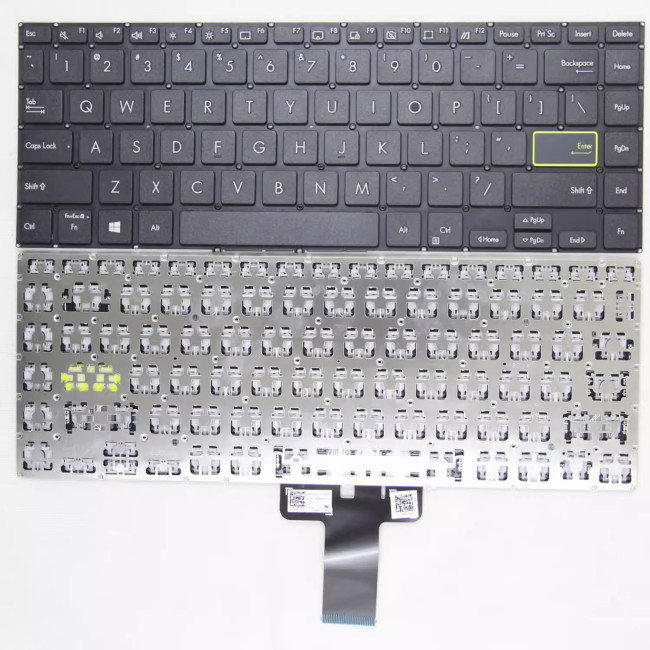 Asus TP420 TM420 TP470 S4600 V4050F E410M delete black US keyboard - main product image