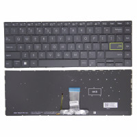 Asus TP420 TM420 TP470 S4600 V4050F E410M power black backlit US keyboard