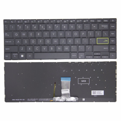Asus TP420 TM420 TP470 S4600 V4050F E410M power black backlit US keyboard