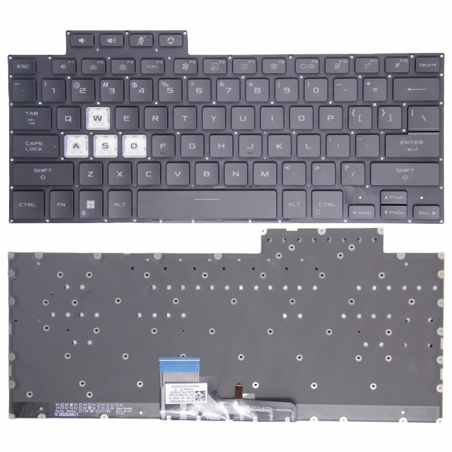 Asus TUF Air FX516 FX516P FX516PR FX516PM FA516 black backlit US keyboard - main product image