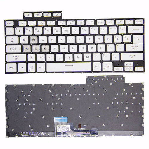 Asus TUF Air FX516 FX516P FX516PR FX516PM FA516 white backlit US keyboard - main product image