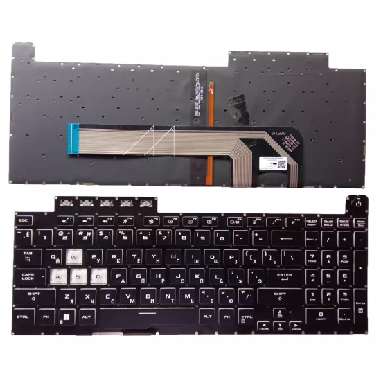 Asus TUF Gaming FA506 FA506H FX506 FX706L FA706 backlit Russian RU keyboard - main product image