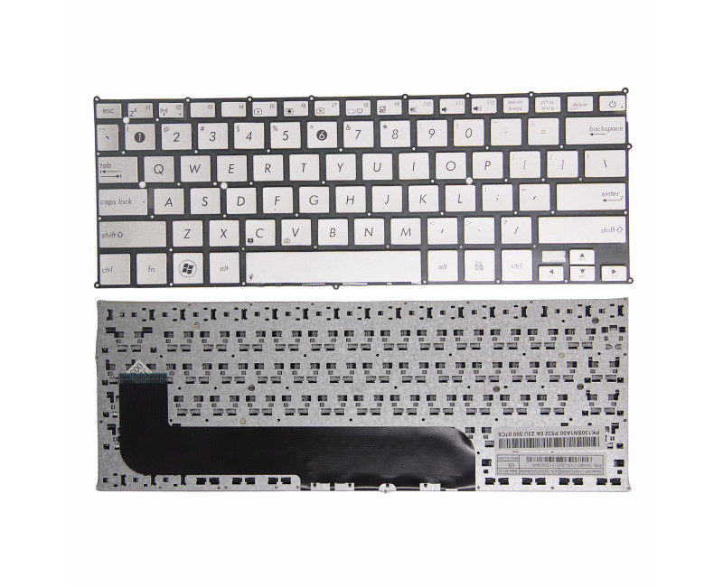 Asus UX21 silver US keyboard - additional view 