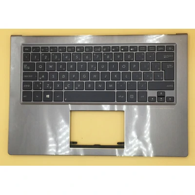 Asus UX302 UX302L UX302LA UX302LG blue gray backlit Slovak SK keyboard palmrest 90NB02P1-R31SK0