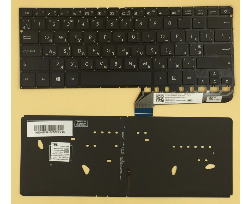 ASUS UX305 UX305UAB UX360UA backlit Russian RU keyboard
